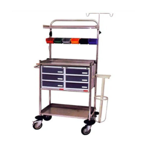 Stainless Steel Crash Cart Trolley
